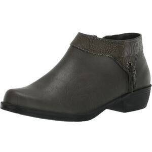EASY STREET NEPTUNE COMFORT WAVE ANKLE BOOTIES IN GREY‎ NWOB WOMEN'S SIZE 6.5WW